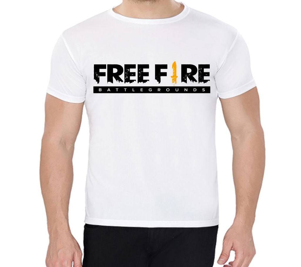 Free Fire - Half Sleeve T-shirt For Men