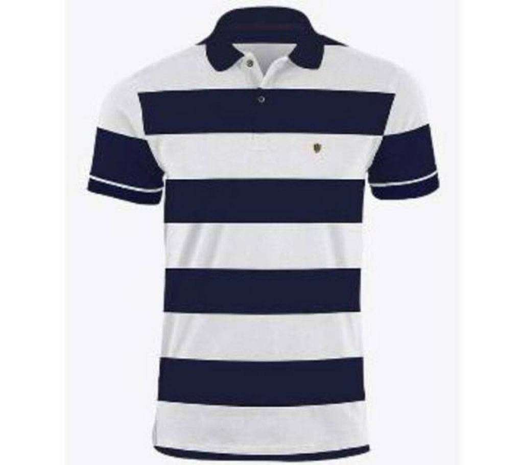 Menz Sstriped color polo shirt