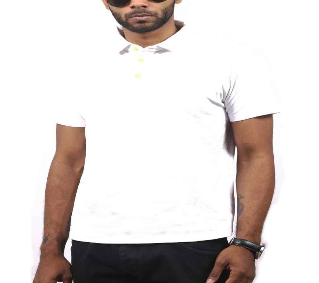 Gents Casual PK Polo Shirt - White