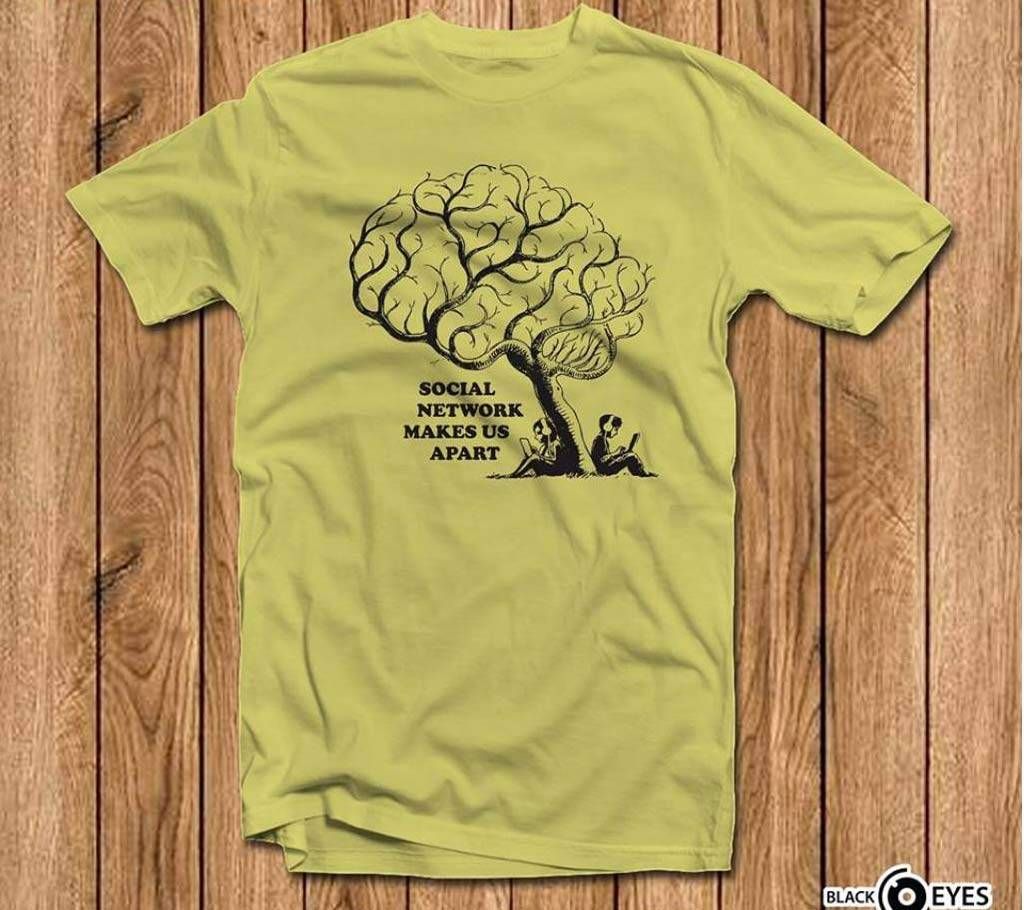 Social Network - Mens Cotton T-Shirt