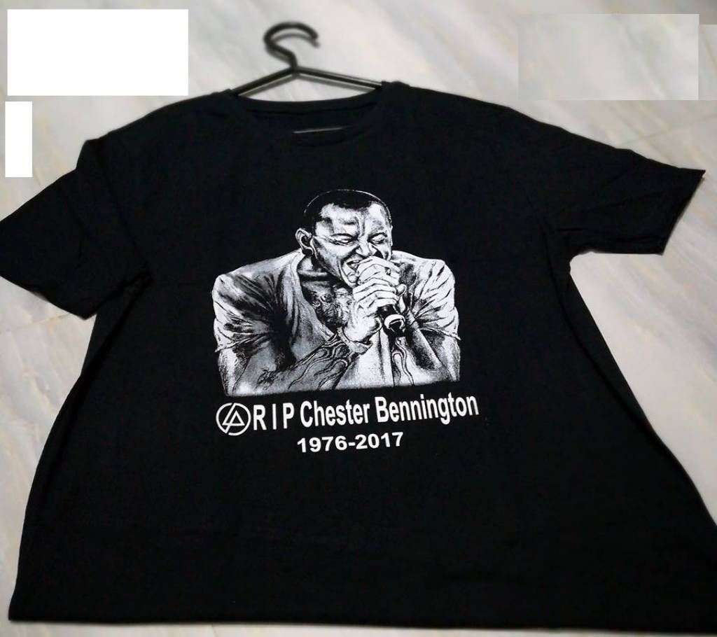 Chester Bennington Gents Half Sleeve Cotton T-Shirt