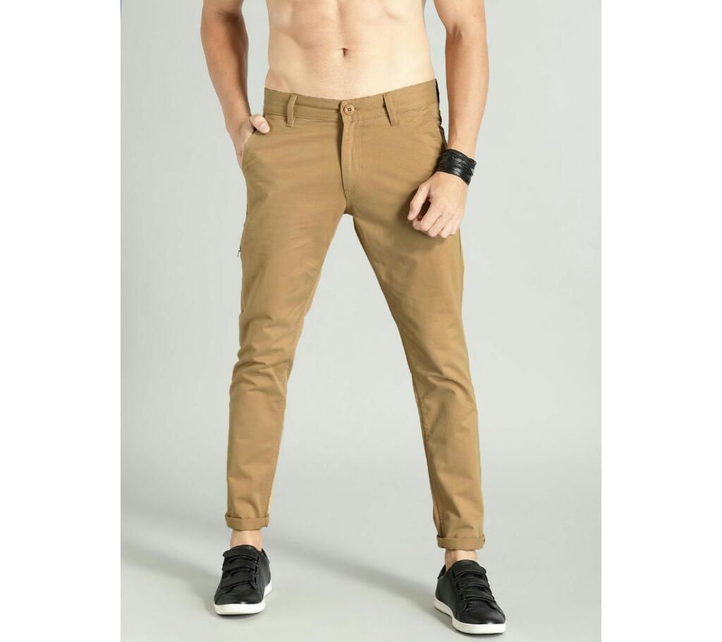 Men chinos full pants – Khaki