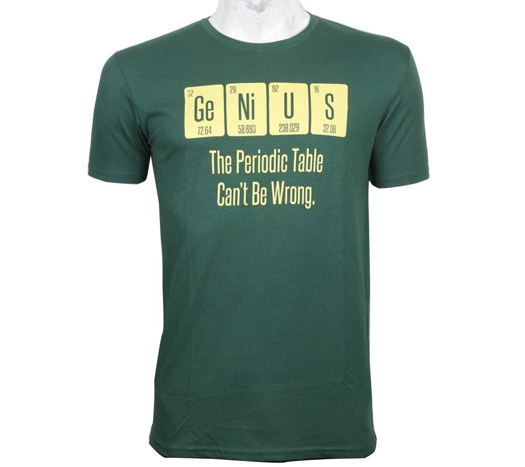 genius half sleeve t-shirt