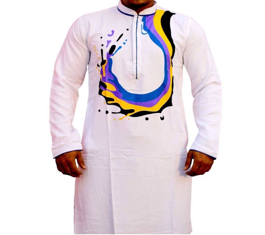 Boisakhi Cinigura Cotton Punjabi for man BASE_4
