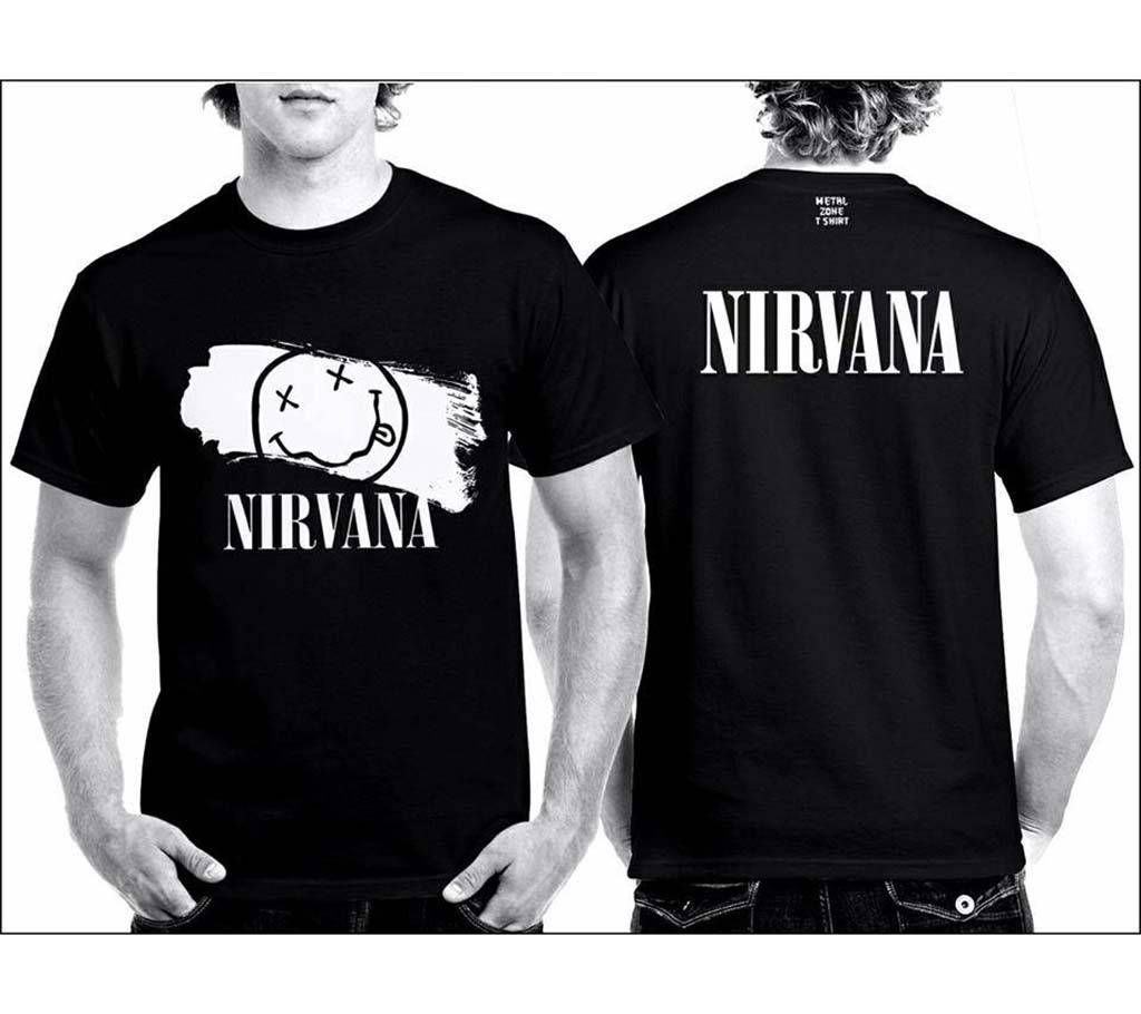 Nirvana round neck cotton t-shirt for men 