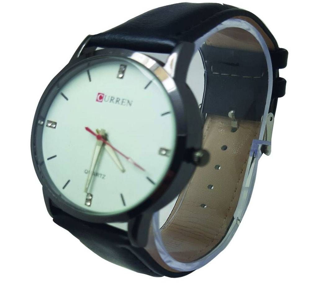 CURREN Mens Sports Quartz Watches Leather Analog Army Military Wrist Watch