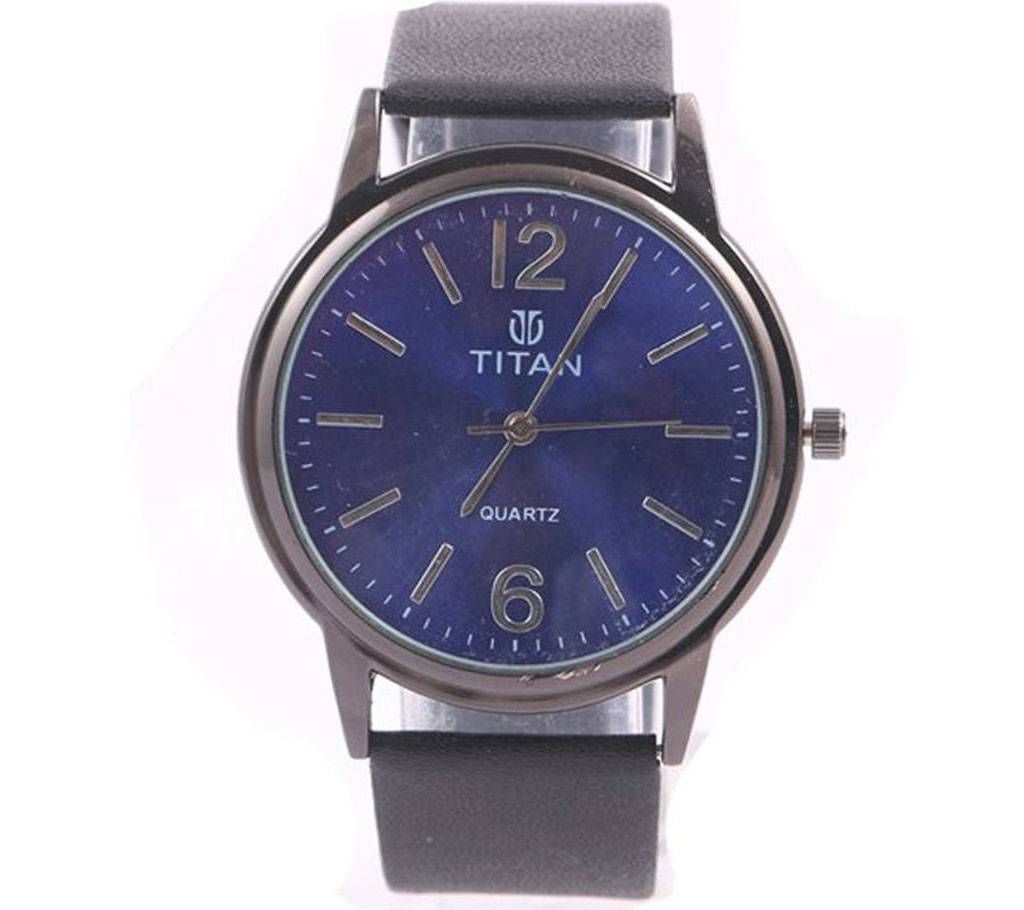 Titan Blue Gun copy Gents Wristwatch