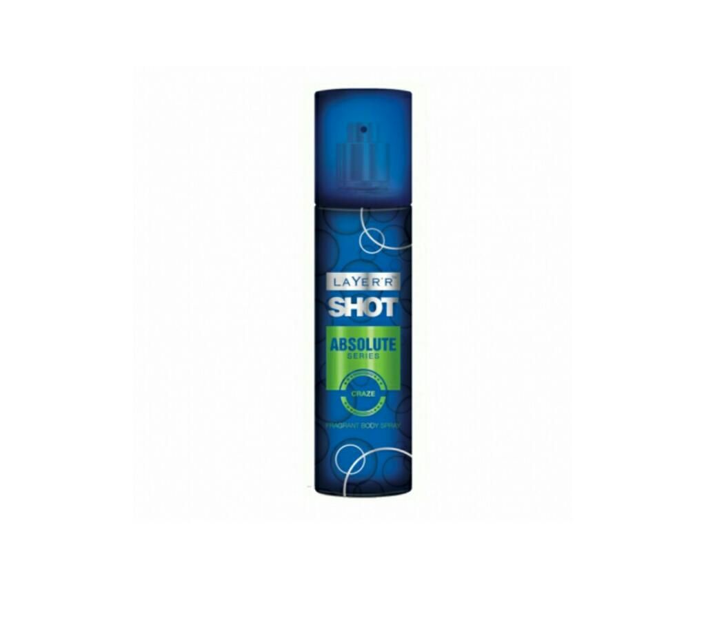 Layer Shot Absulute Crazy Body Spray-135ml-India 