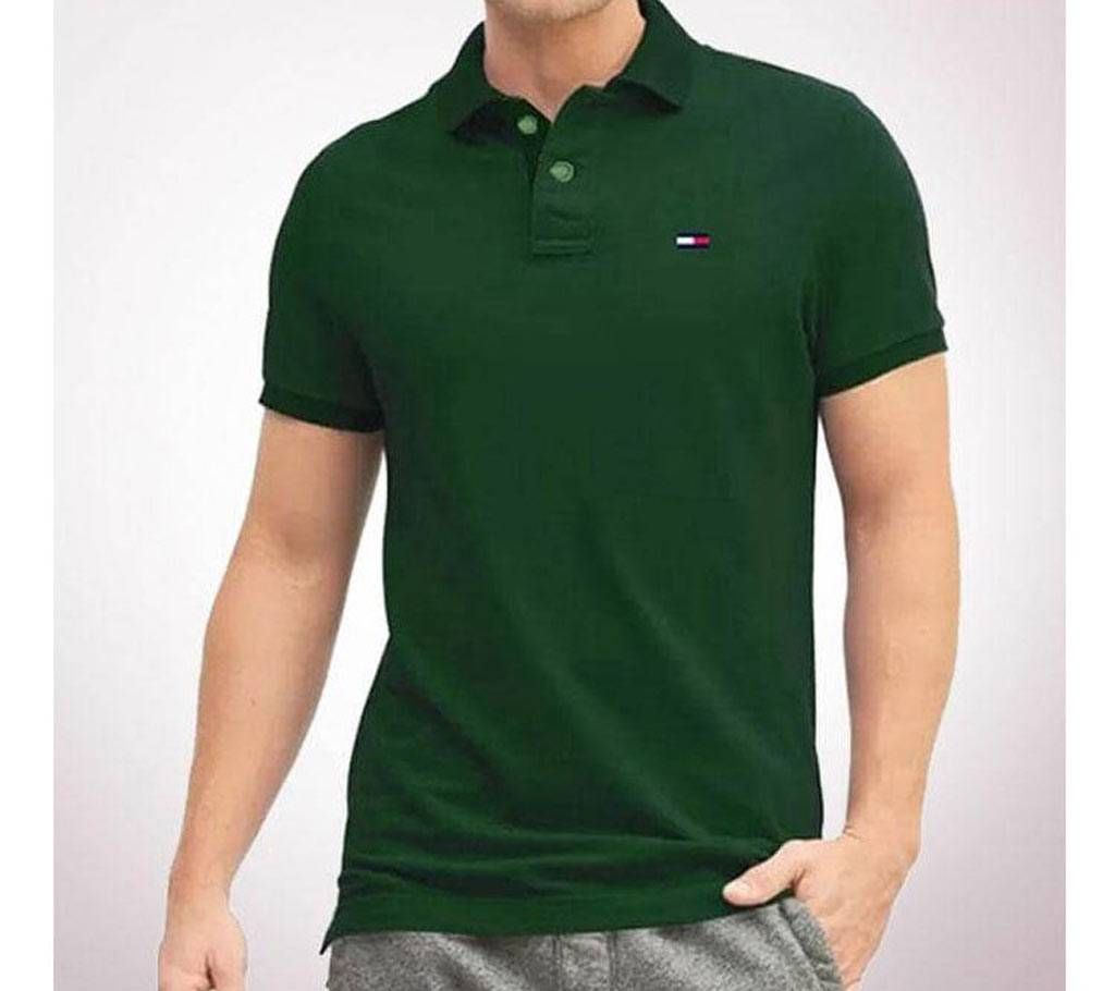 Gents Cotton Polo Shirt (Color Ramdom)