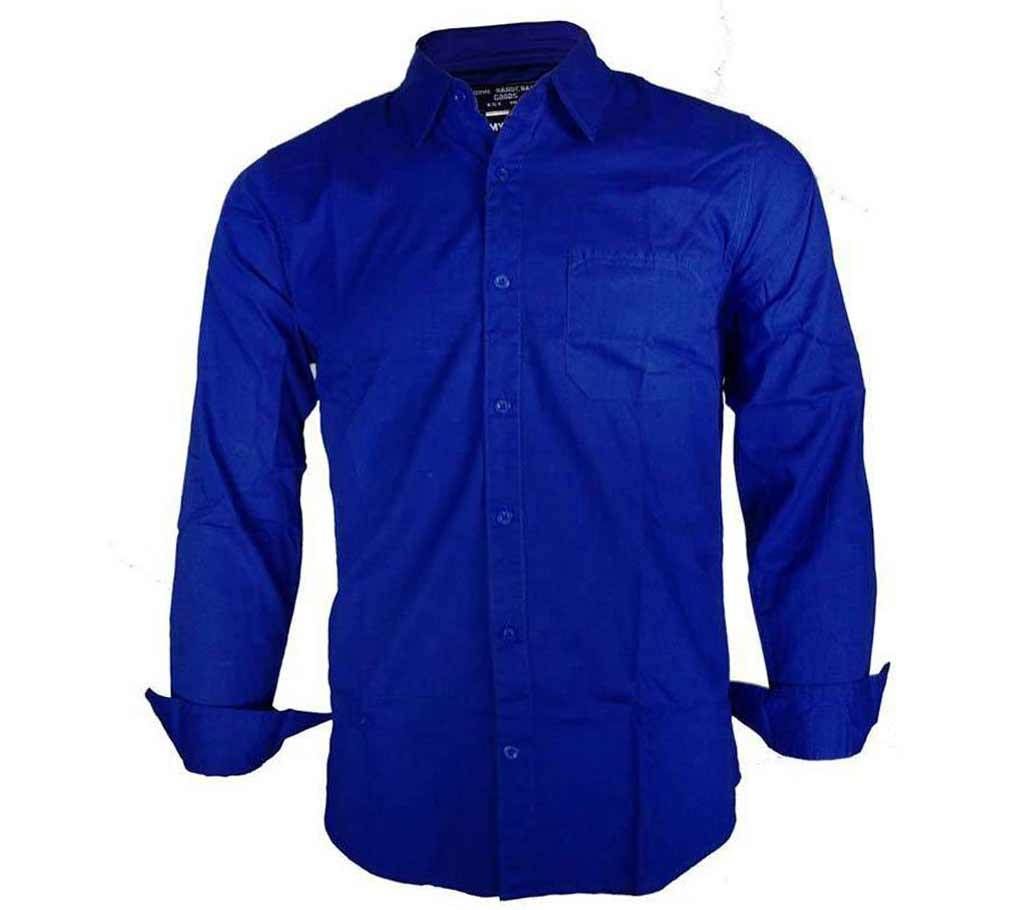 Gents Full-sleeve Formal Solid Cotton Shirt