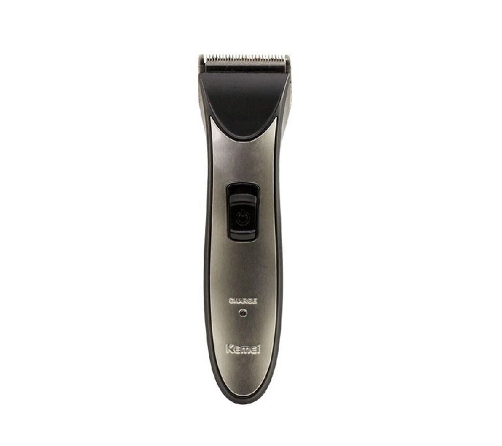 Km-3909 Rechargeable Adult and Children Hair Clippers - Silver and Black