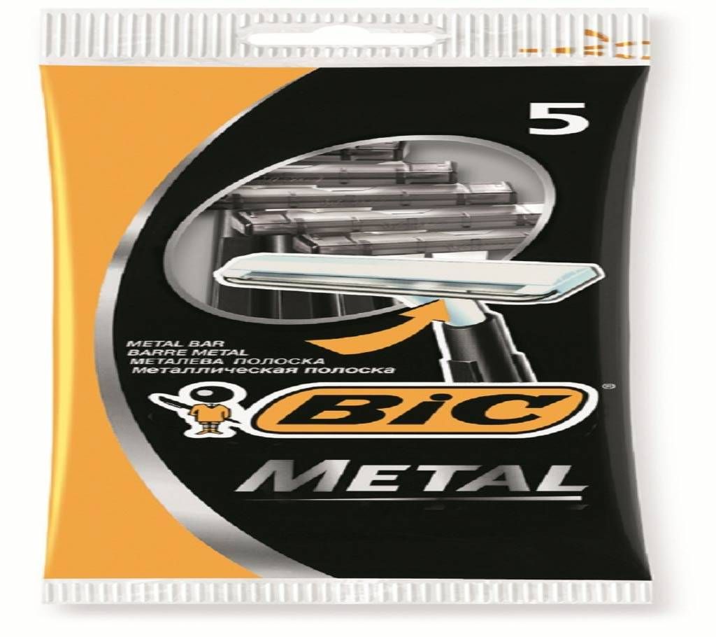 BIC Metal Razor - 3pcs pack