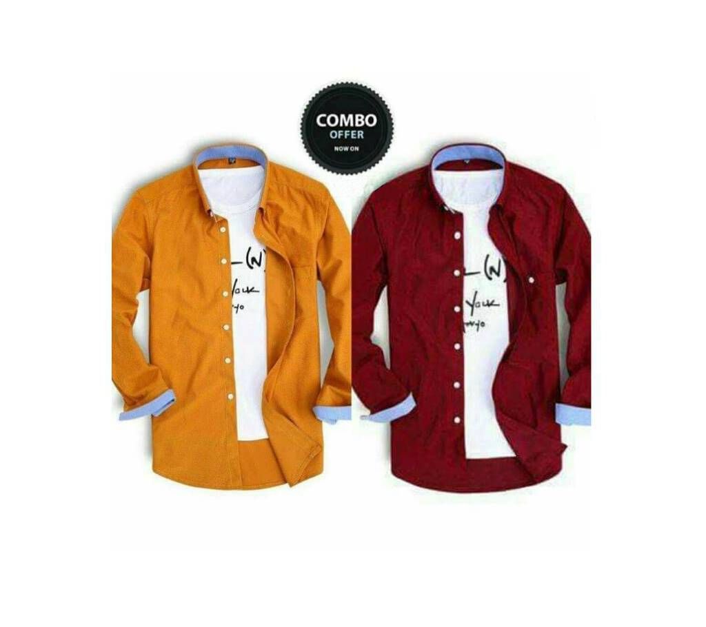 Causal Shirt Combo Offer