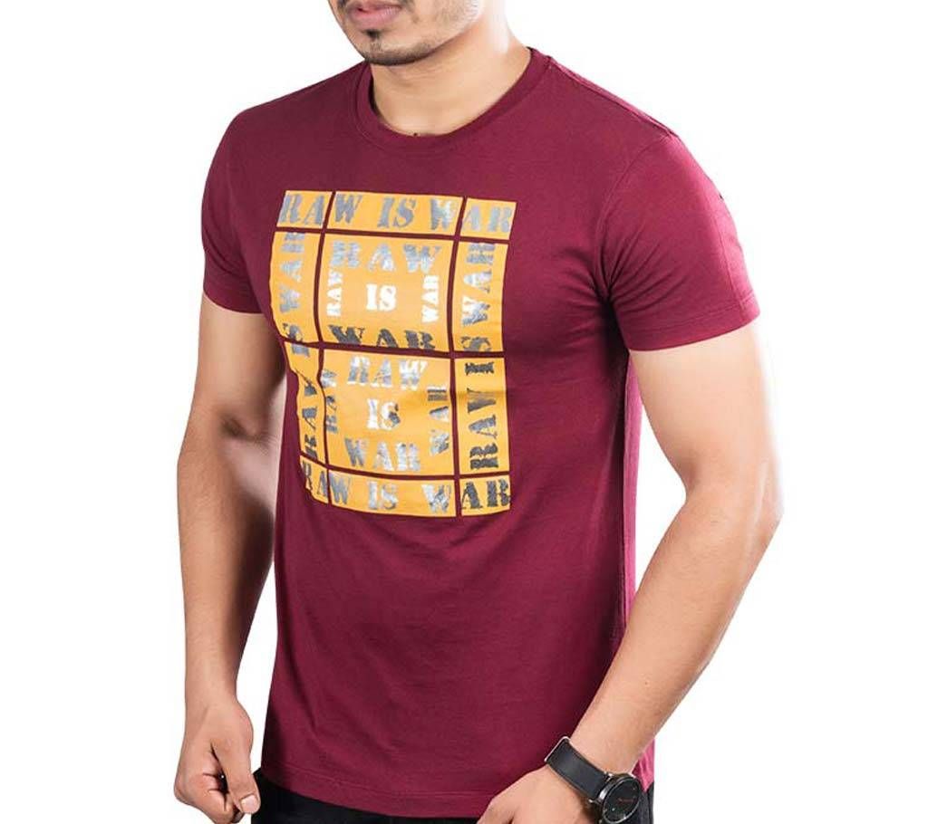 Winner Mens T-shirt - 43585 - MAROON
	
	
	
	
	
	
	
	
	
	
