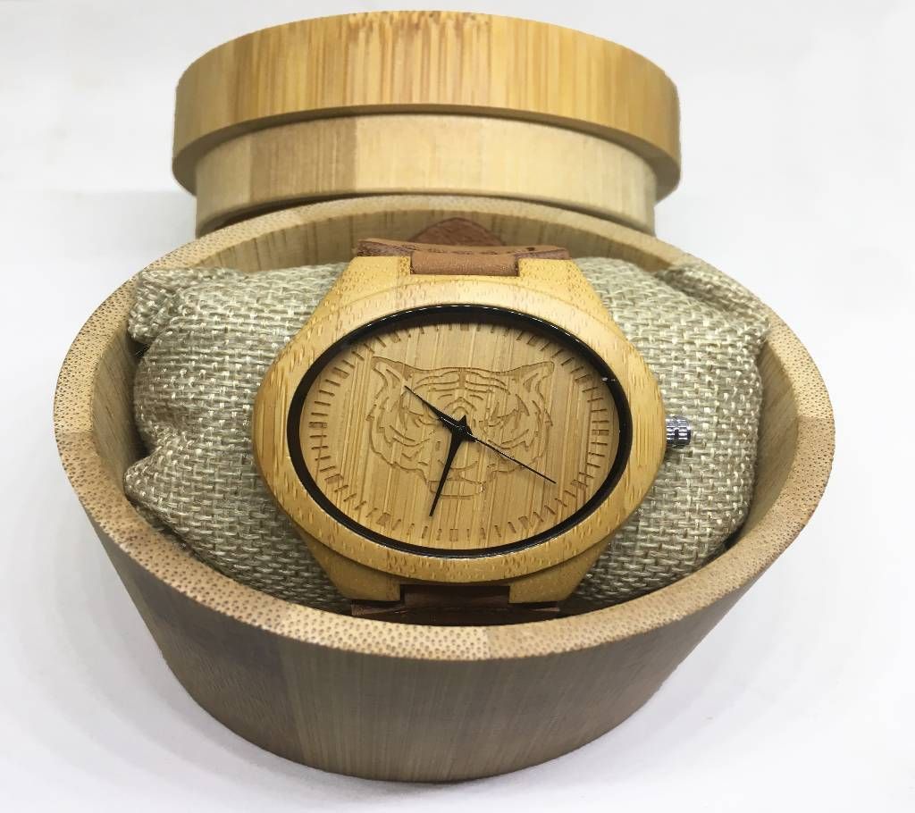 Royal Bengal Tiger Wooden Menz Watch
