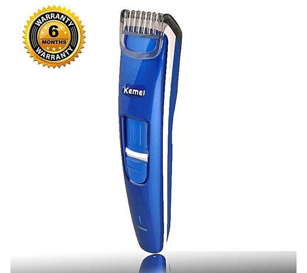 Kemei KM-2017 Cordless Trimmer For Men - Blue