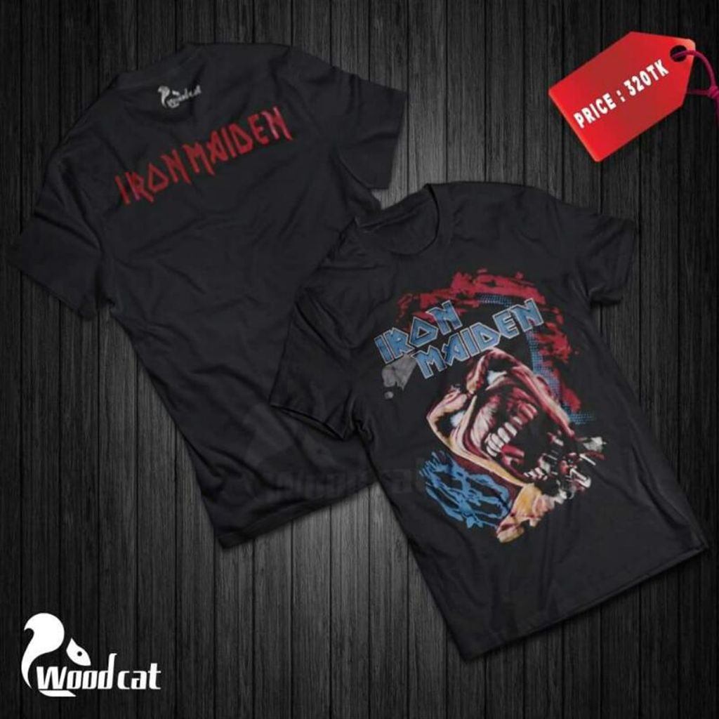 IRON MAIDEN-2 Half Sleeve T-Shirt For Men