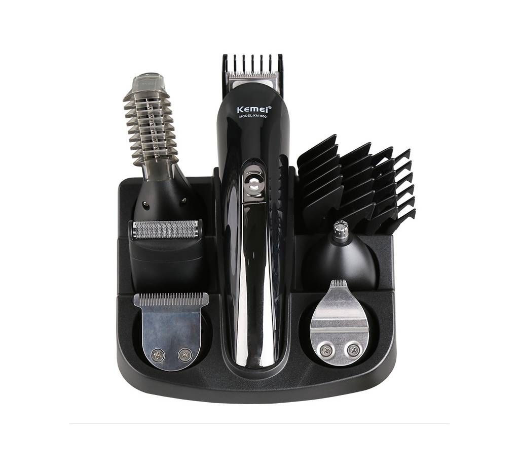 Kemei KM-600 Kemei 6 in 1 Electric Shaver Titanium Hair Clipper Hair Clipper Beard Trimmer Shaving Cutting Machine Men's