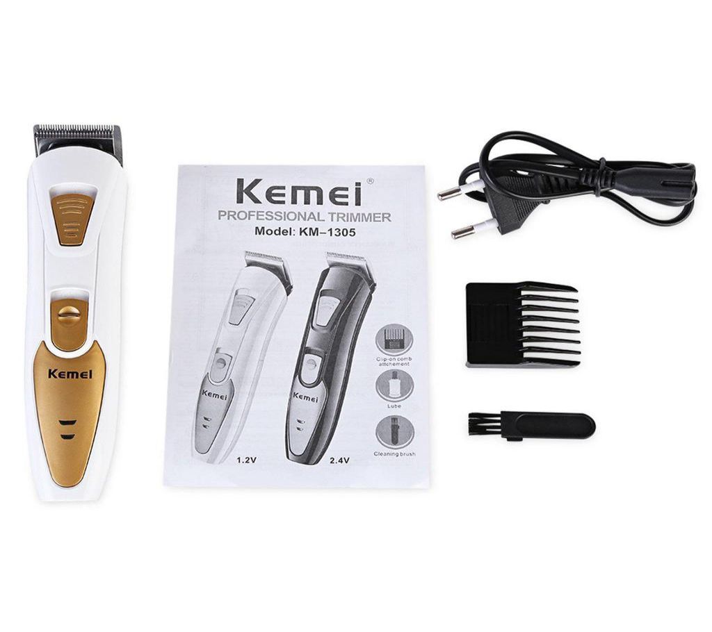 Kemei KM-1305 Rechargeable Electric Adjustable Hair Trimmer