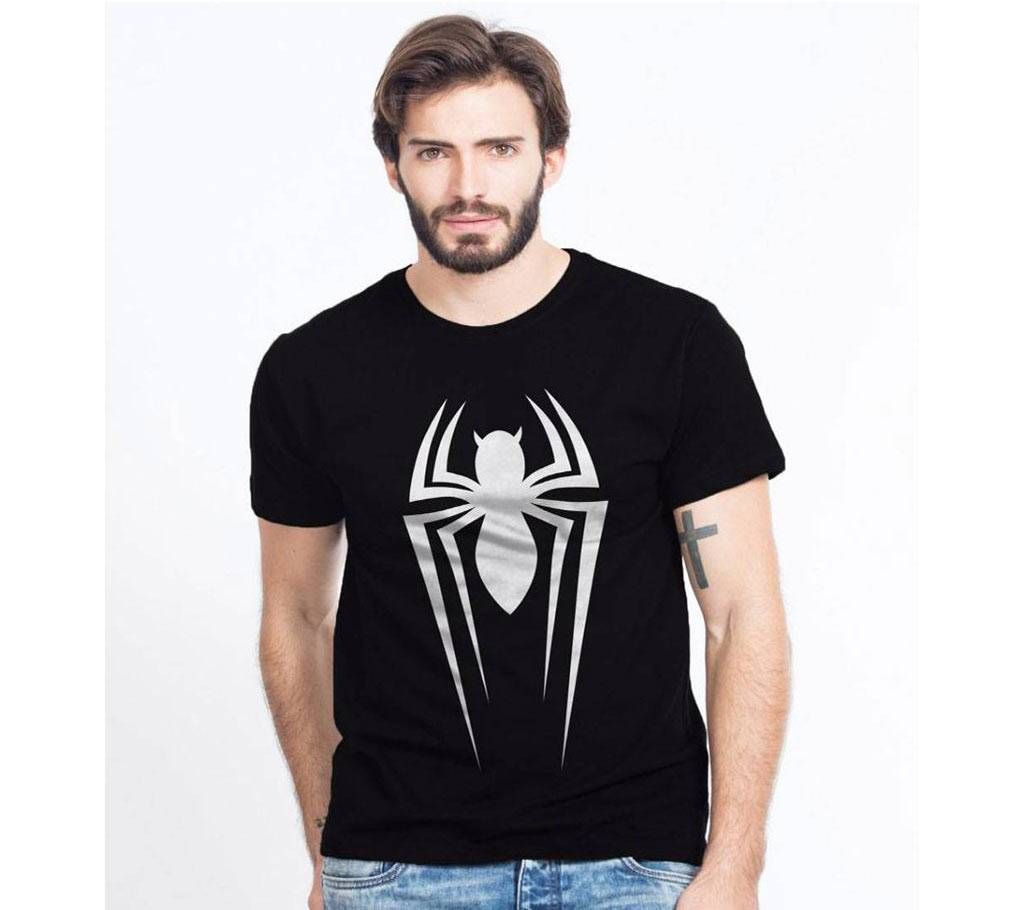 Mens Spider Round neck  t-shirt