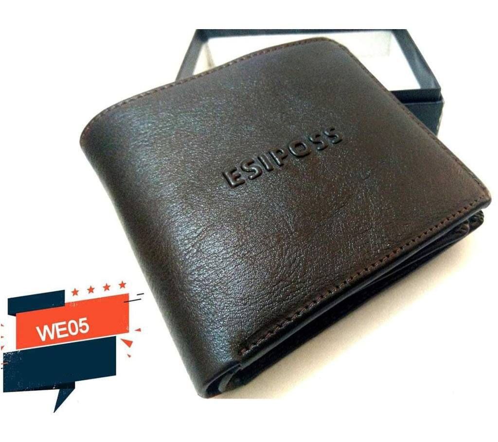 Esiposs Menz Regular Shaped Leather Wallet 
