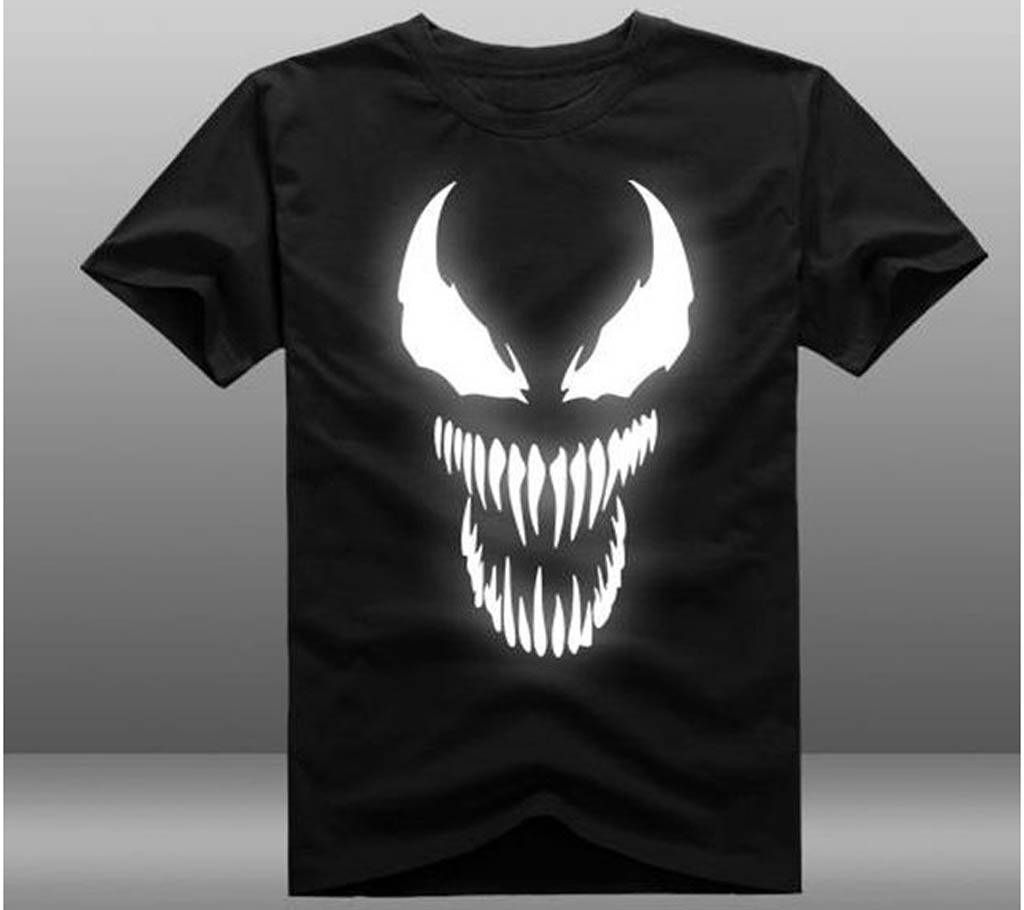 Skull Cotton Crew neck  t-shirt