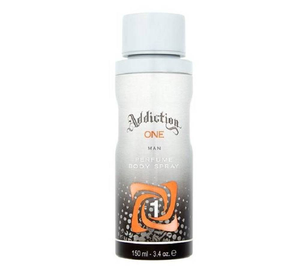 Addiction One Man Perfume Body Spray 150ml-UAE