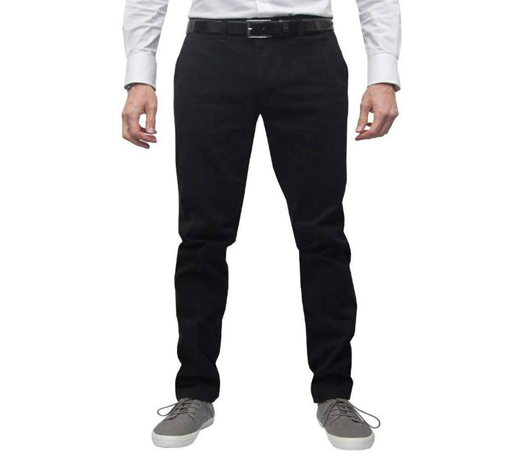 Regular Black Regular Fit Gabardine Pant 13