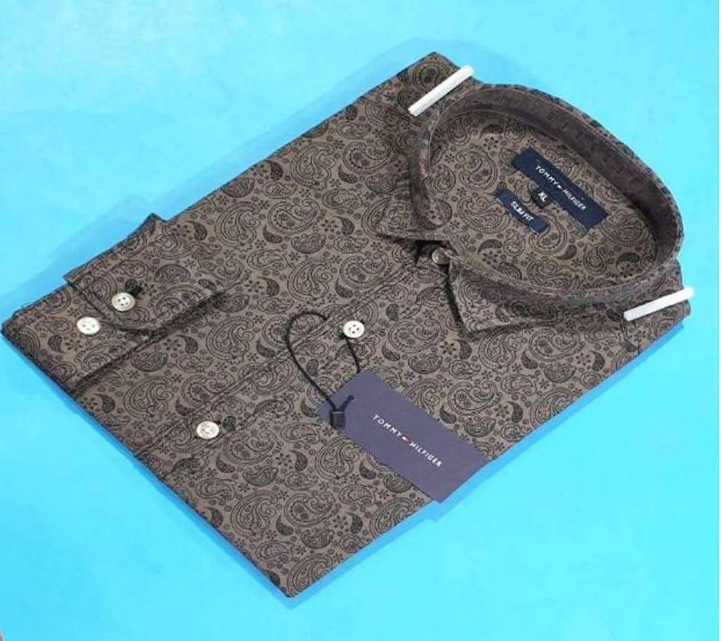 Full Sleeve Cotton Shirt For Men - 04 - SNK