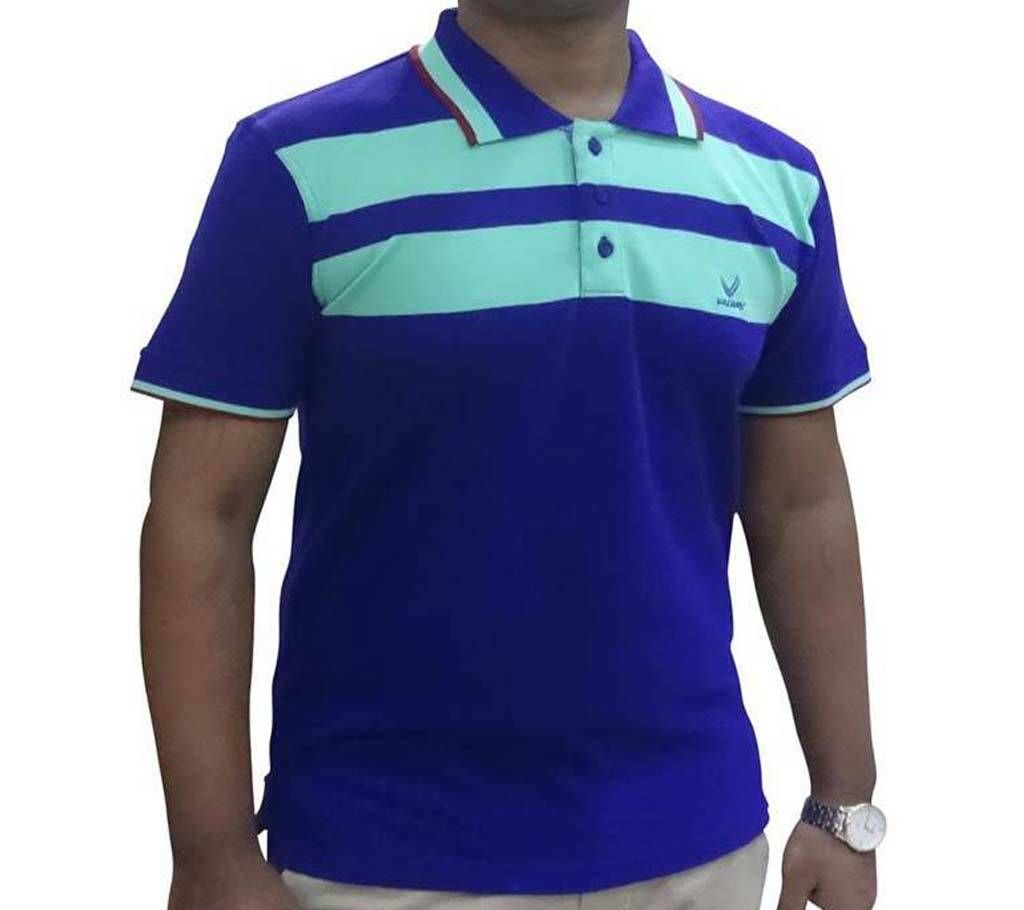 Navy Blue Combo Polo Shirt