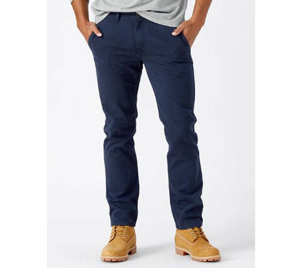 Gaberdine Pant For Men -Indigo Blue