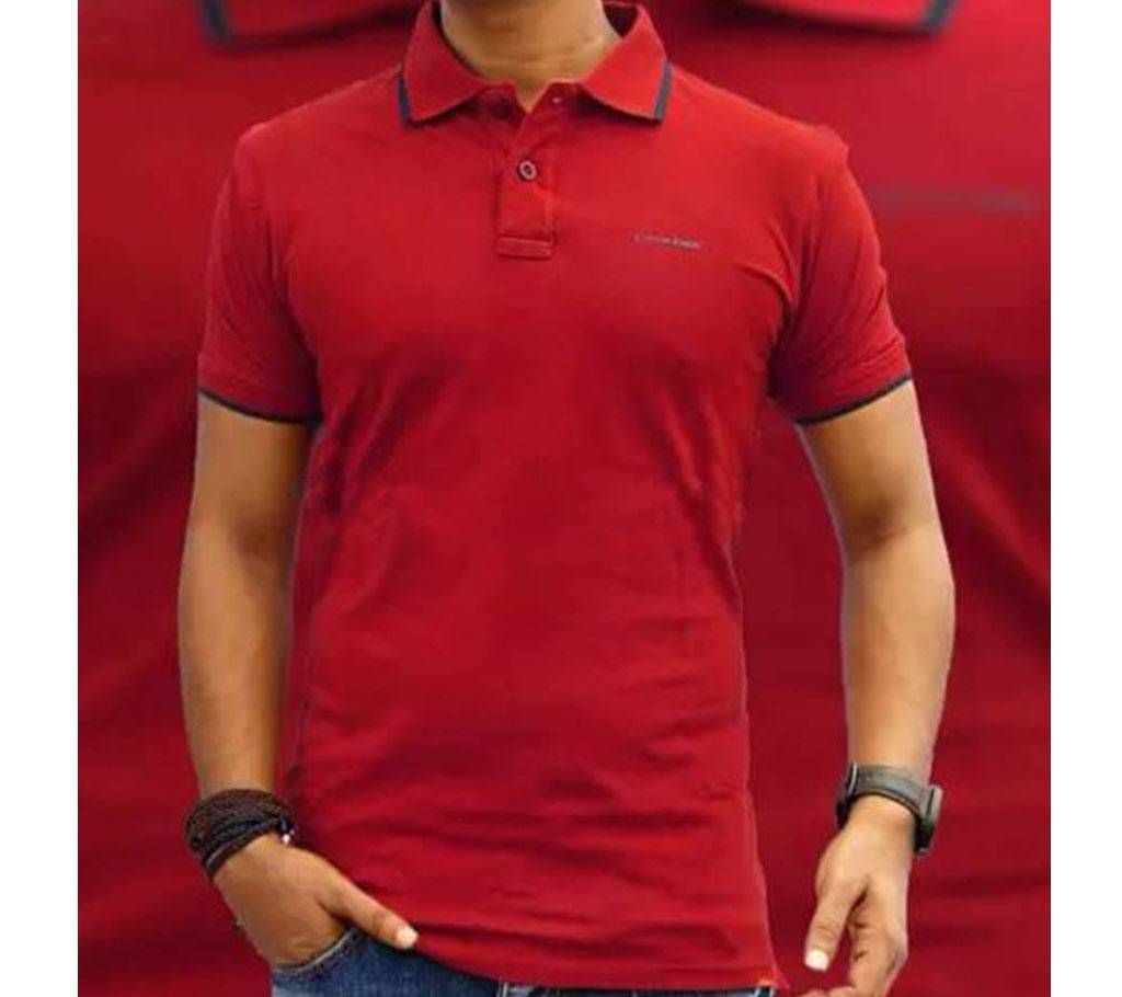 Mens Solid polo Shirt