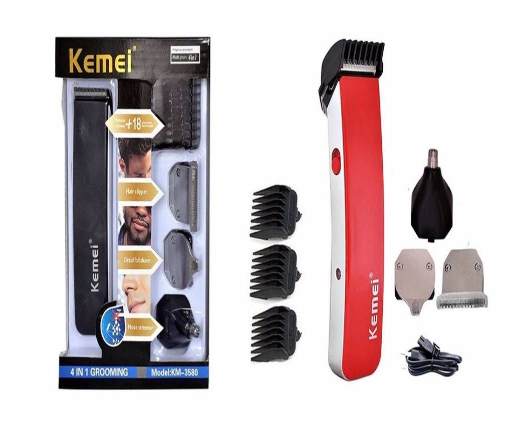 KEMEI KM-3580 Rechargeable Hair Trimmer