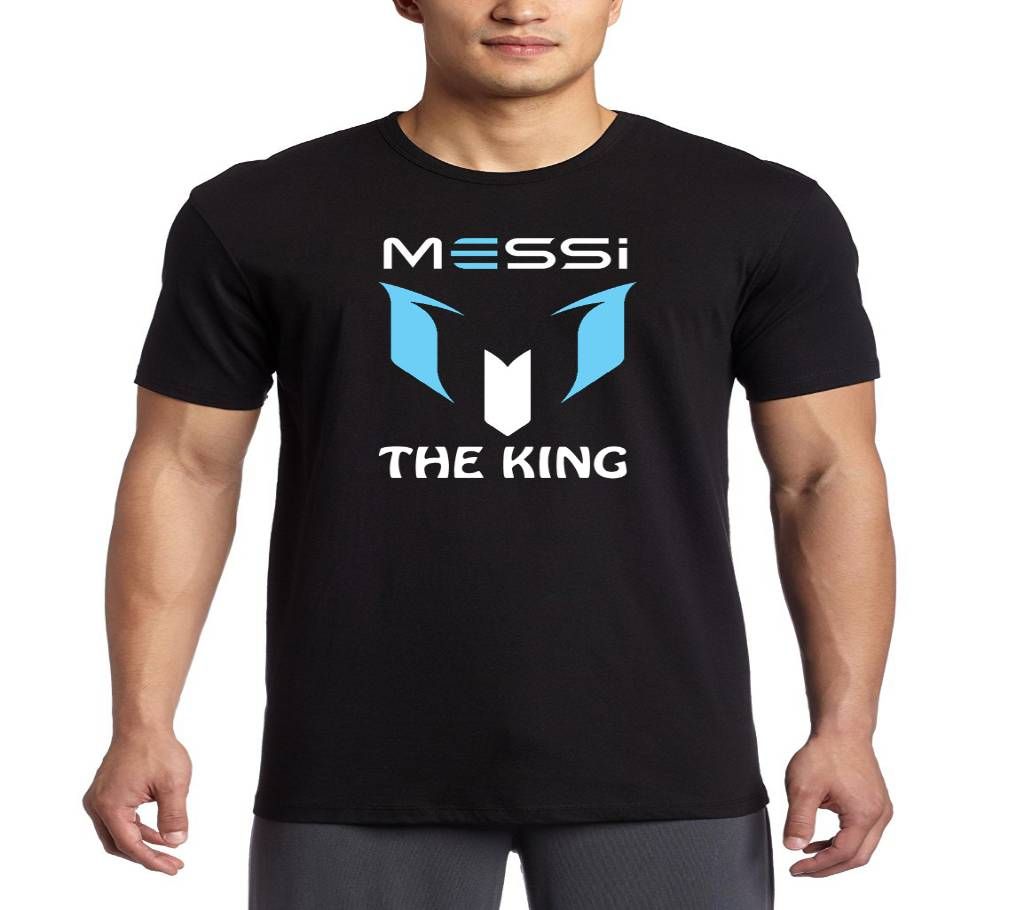 (MESSI-THE KING) MENS PRINTED  T-Shirt