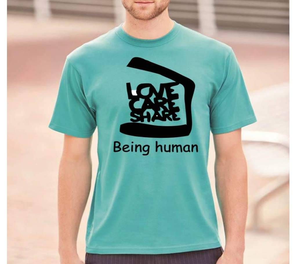 Love Care Share - Mens Cotton T-Shirt