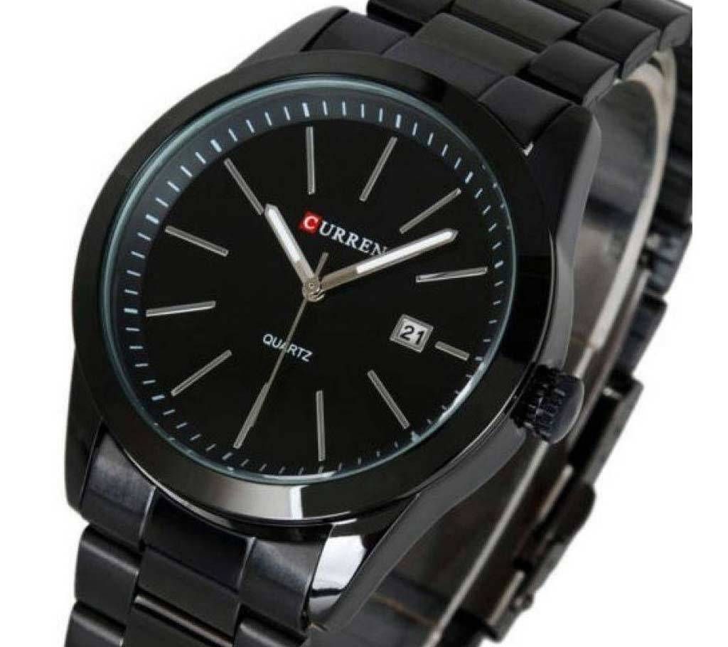 Curren Black Shine Men's Wrist Watch