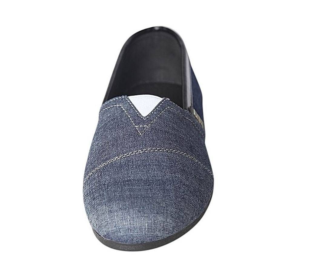 Fortuna Bangladesh Navy Blue Fabric Loafers for Men
