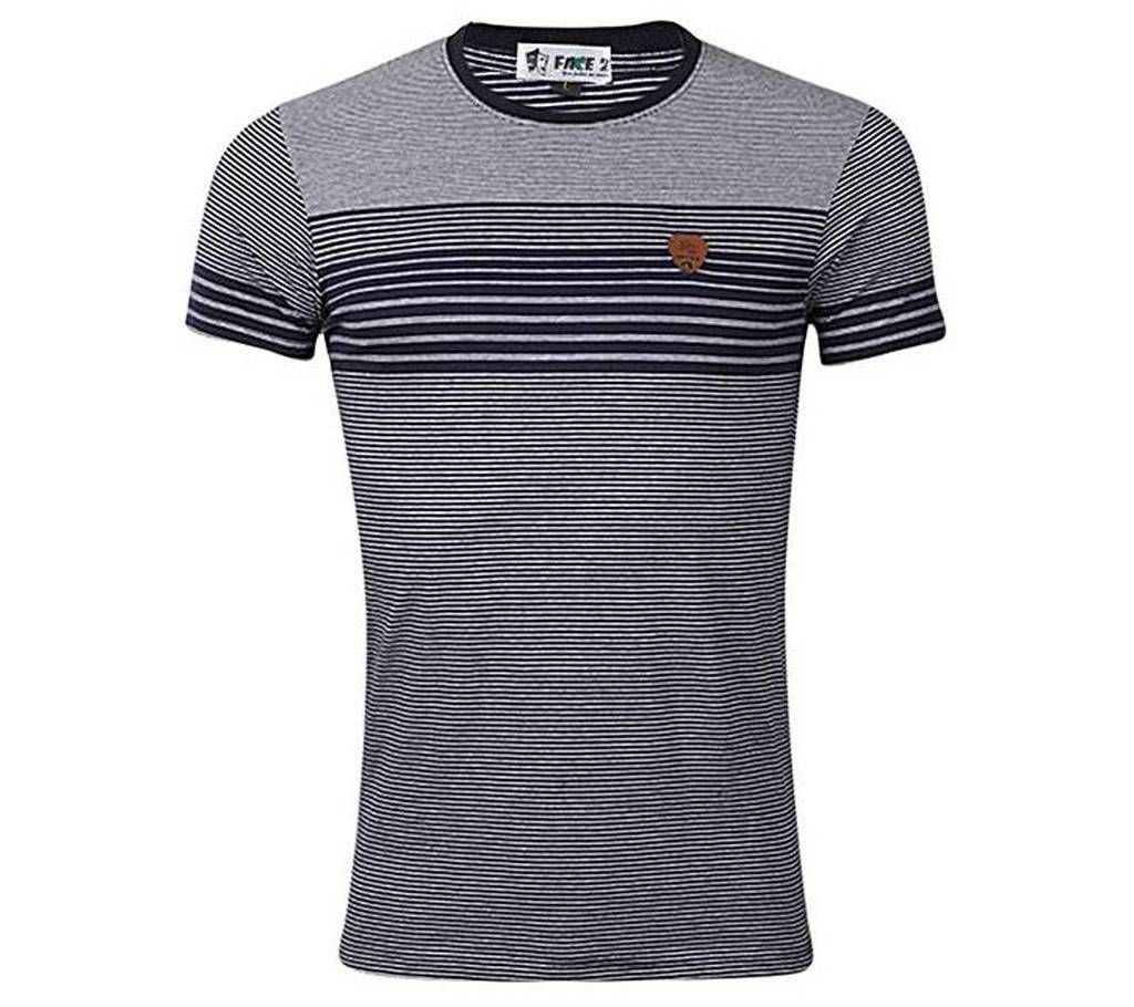 Multi color Cotton Short Sleeves T-Shirt for Men