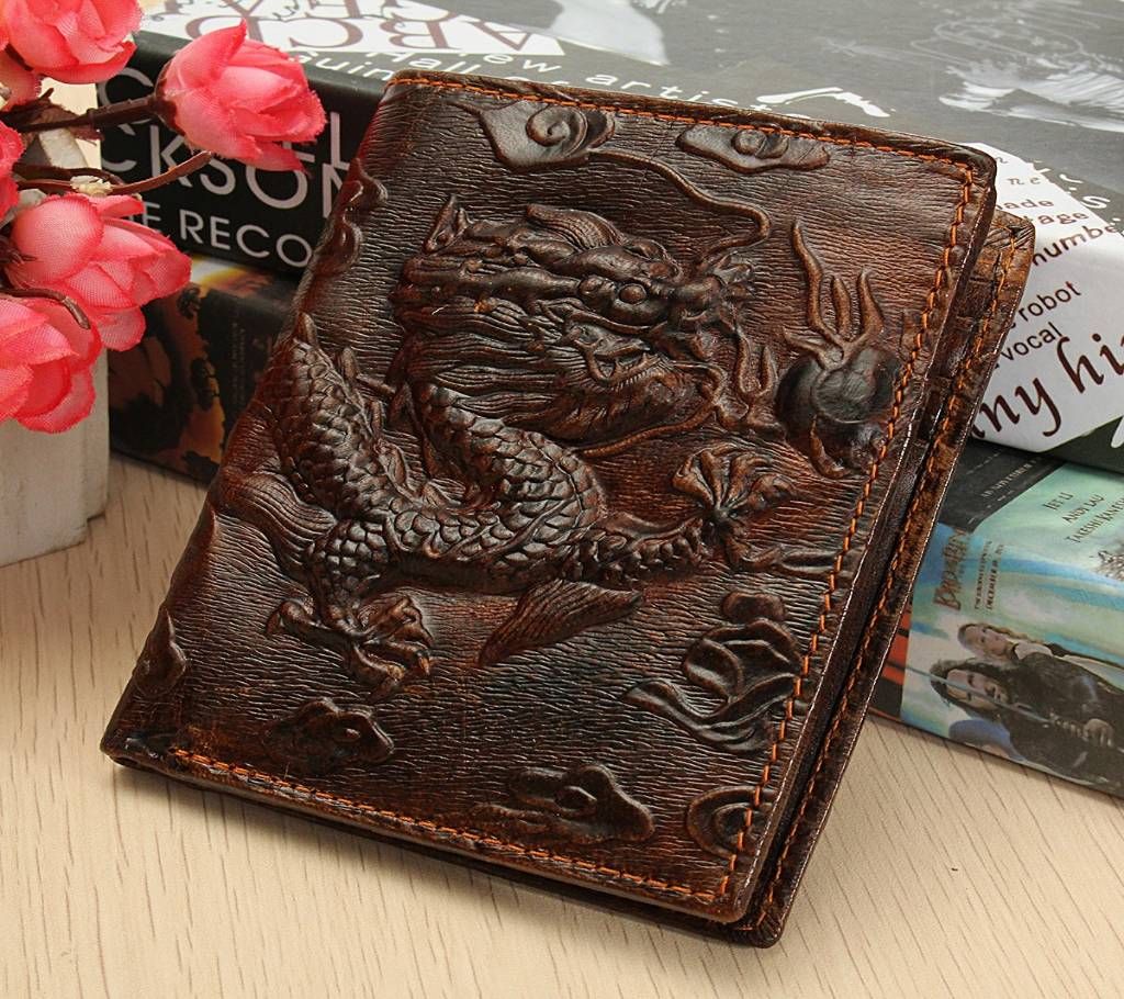 Vintage Men Dragon wallet