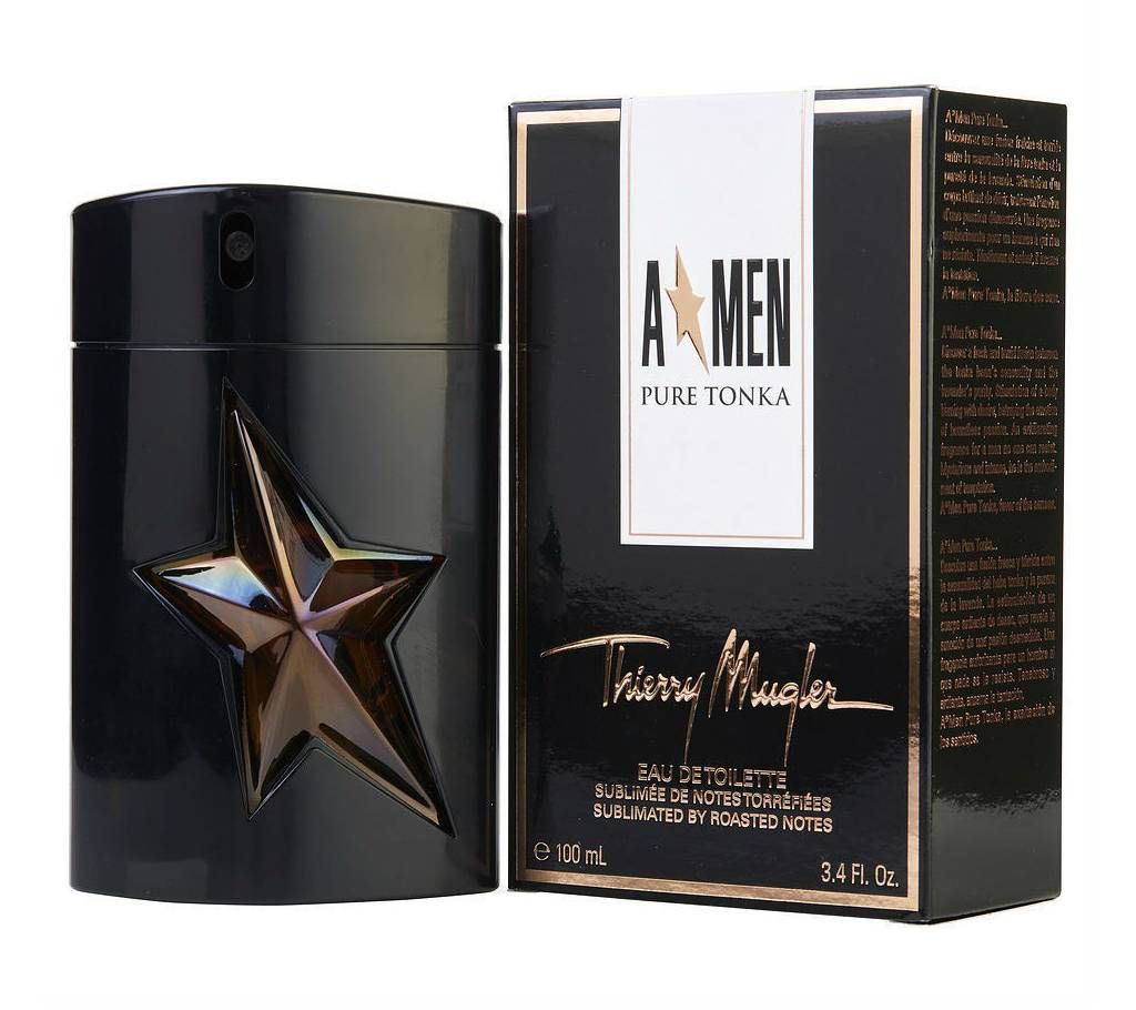 Thierry Mugler Angel Men Pure Tonka Edt Perfume 100ml - France 