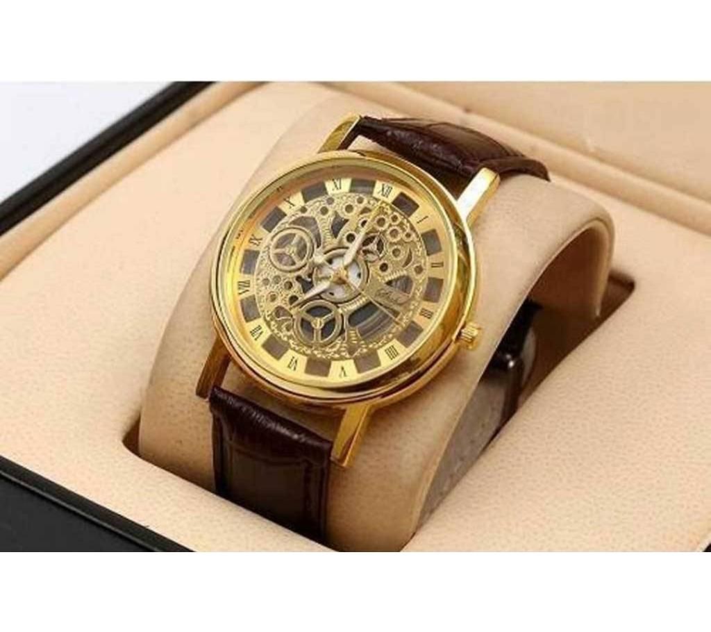 SKLETON STYLISH GENTS WATCH