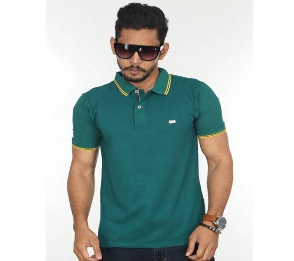 Slim fit Cotton Classic Polo Shirt (Imported)-001