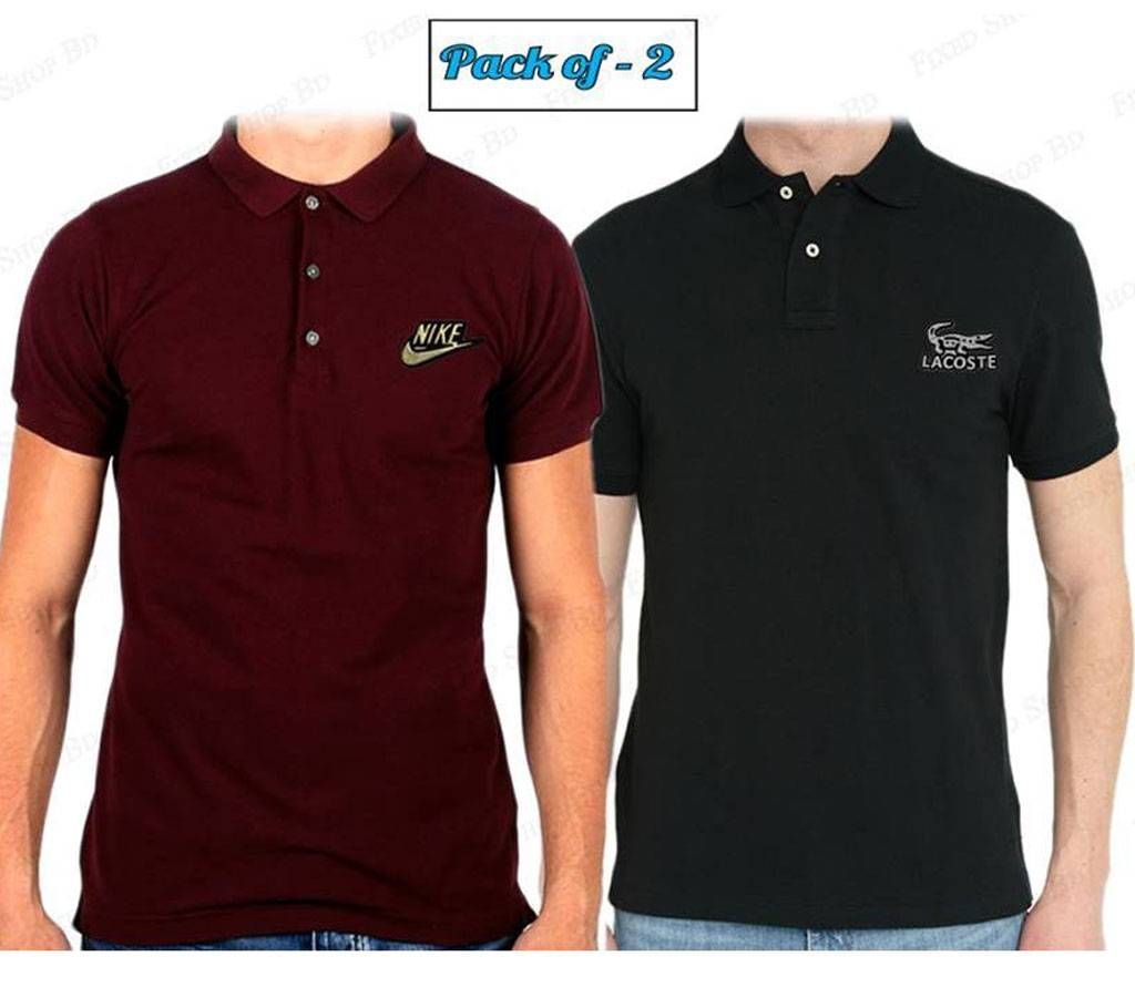 Pack of 2 Casual Polo-Shirt
