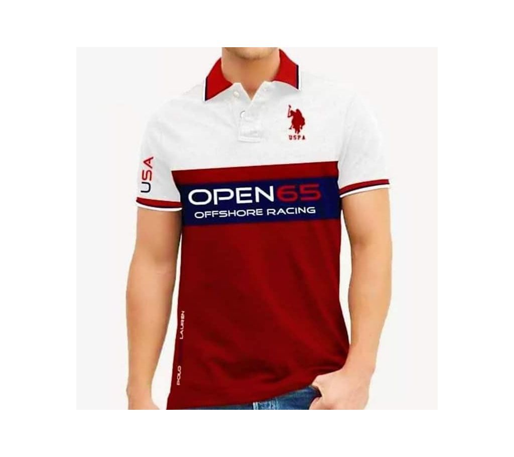 Mens Multi color Polo