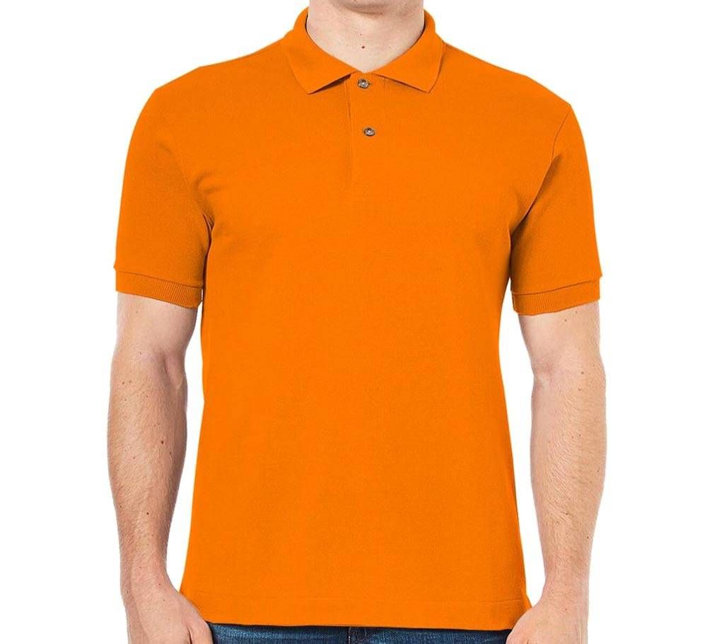 Gents Polo Shirt in Orange