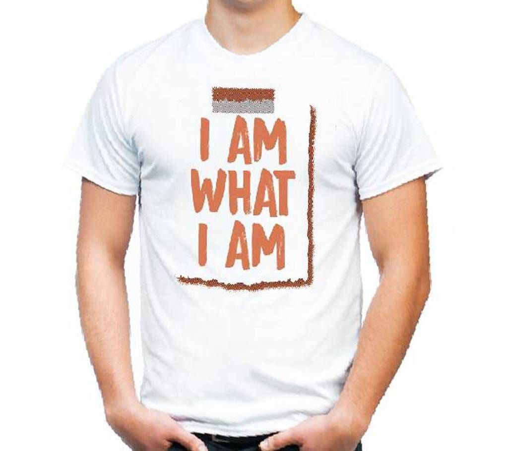 I am what I am Men's Half Sleeve T- Shirt