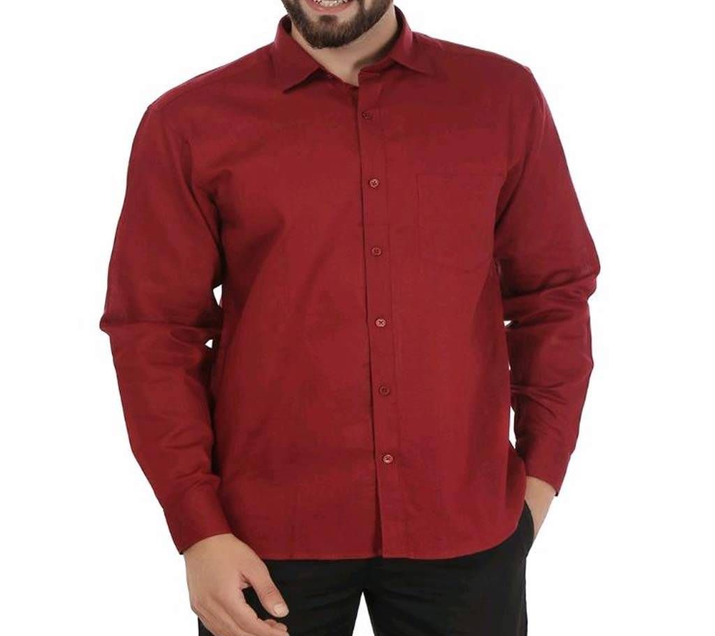 Red shirt formal for Man