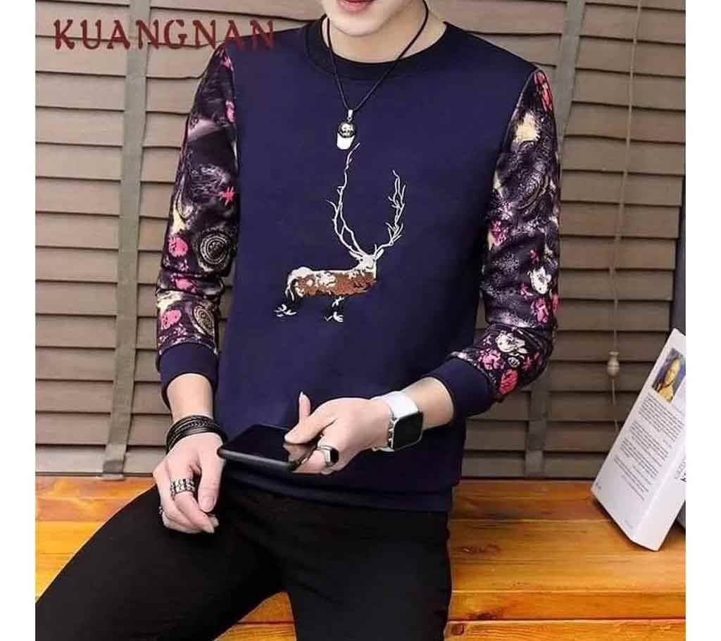 Men's Full Sleeve Sweat Shirt - TS120 - Blue - MAF