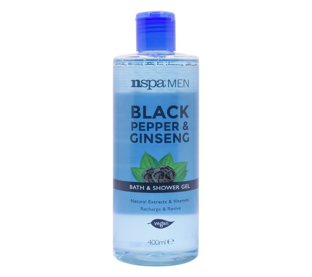 nspa Black Pepper & Ginseng Men Bath & Shower Gel