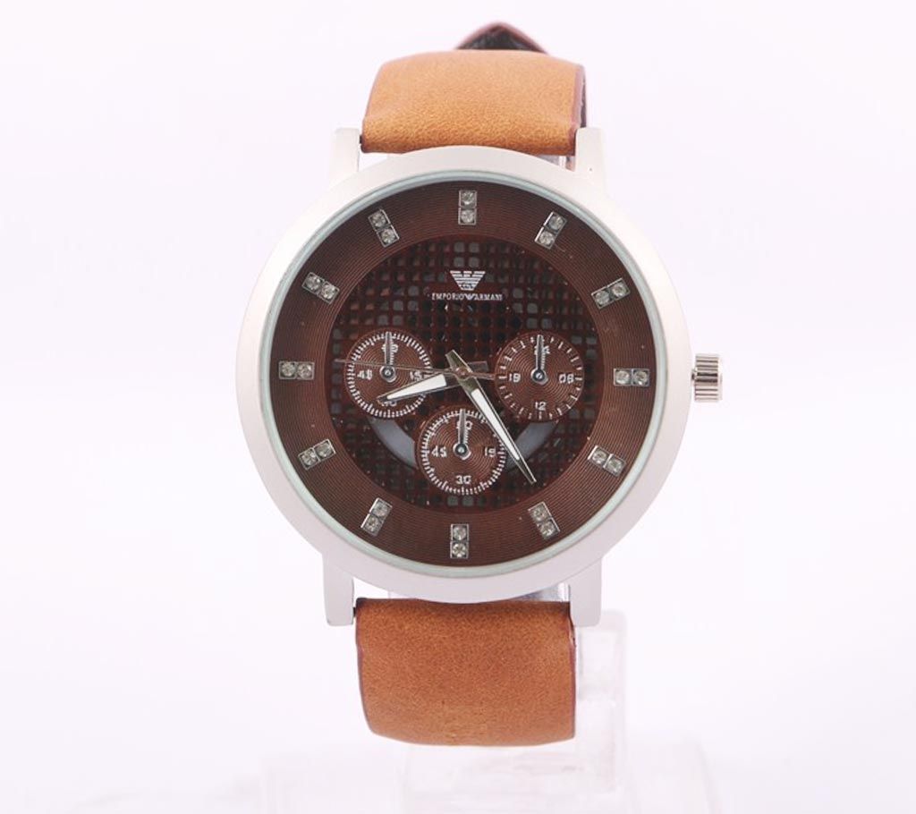 PU Leather Wrist Watch For Men (Copy)